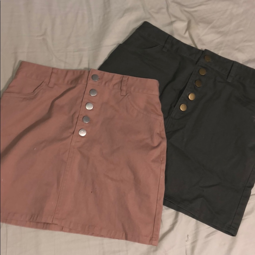 Two forever 21 mini skirts